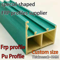 Fournisseur de fenêtres en PU, profilés FRP, formes structurelles en plastique renforcé de fibres de verre extrudées