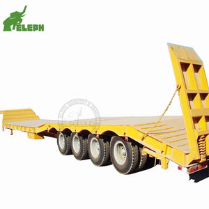 Remorque surbaissée 5 essieux 100-120 tonnes, neuve et <span class=keywords><strong>d</strong></span>'<span class=keywords><strong>occasion</strong></span>, avec col <span class=keywords><strong>de</strong></span> cygne, semi-remorque à plateau bas - Product Image 1