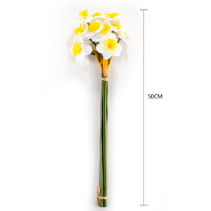 Fiori Artificiali di Narciso in Seta, Bouquet di Narcisi Finti per Decorazioni Casa, Feste, Matrimoni e Negozi - Product Image 5
