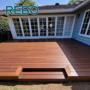 Tarima de Bambú Carbonizado de Alta Densidad, Diseño Moderno, Ecológica, para Exteriores, Impermeable, Antideslizante, Fácil de Instalar - Product Image 3