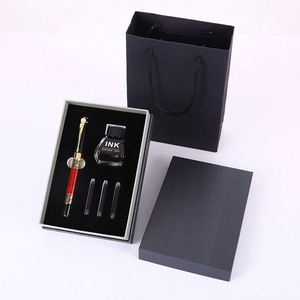 Custom High Quality Ballpoint <b>Pen</b> Set <b>Multi</b>-<b>Colored</b> Ink Replaceable Various Gift Boxes 1.0mm Writing Width Made Metal Novelty - Product Image 5