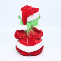 Poupée Grinch pour fête de Noël - Grinch rouge, monstre vert, poupée en peluche pour Halloween, jouet CH-G009, vinyle et peluche, personnalisable