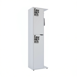 Austin White Storage Cabinet 1200x900x400mm Padlockable Keyed Lock Minimalist <b>Tool</b> Storage Cabinet - Product Image 1
