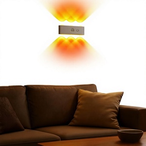 Wiring-Free Ambient Wall Light Automatic Sensor Rectangle Rechargeable Magnetic Night Light Smart RGB Seven-Color Induction - Product Image 3
