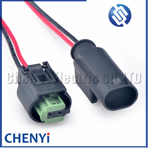 <span class=keywords><strong>2</strong></span> Pin su geçirmez oto elektrik soketi hava sıcaklığı sensörü ters Radar sensörü ABS sensörü fiş 8ewire 3202 1-967644-1 968405-1 tel ile - Product Image 1