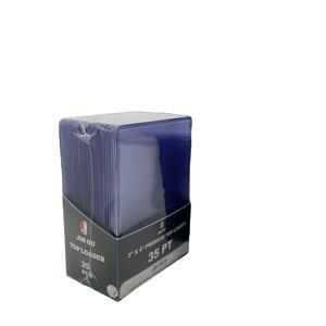 Super clear Toploader 3x4 with box packing ,JO-CH-52