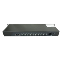 16CH port pcm multiplexeur téléphone fibre optique au convertisseur de médias rj11