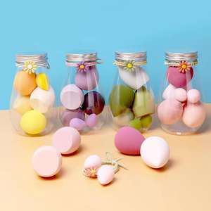 Set de Esponjas de Maquillaje sin Látex al por Mayor, Esponjas de Belleza en Forma de Gota, Herramientas Suaves Multifuncionales, Mezcla de Esponjas Cosméticas GZ RTS al por Mayor - Product Image 3