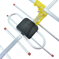 Antenne TV numérique externe 8 éléments 4K UHF, antenne Yagi HDTV, antenne extérieure VHF