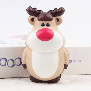 Bola de estrés blando Kawaii, árbol de Navidad de elevación lenta, muñeco de nieve, Reno, Santa, juguetes para Navidad, novedad de 2023 - Product Image 6