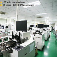 Bande LED COB 8 mm 24 V DIMMABLE, bande LED COB adressable 320 LED 480 LED
