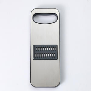 Hachoir à légumes multifonctionnel en acier inoxydable, coupe-légumes manuel, râpe avec planche à découper pour la cuisine <span class=keywords><strong>et</strong></span> le camping - Product Image 5