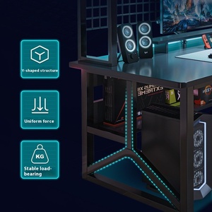 Tích hợp bàn làm việc và ghế đặt giá sách chơi game sinh viên tại nhà học viết máy tính để bàn máy tính bảng in loại - Product Image 2