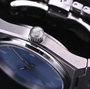 2025ステンレス鋼メンズウォッチシンプルビジネスブルーダイヤルPRXジャパニーズムーブメントクォーツメンズウォッチ - Product Image 5