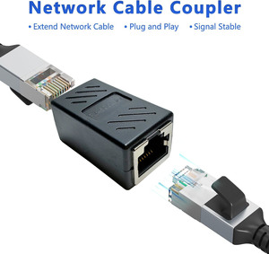 <span class=keywords><strong>Ethernet</strong></span> Joiner <span class=keywords><strong>RJ45</strong></span> Mạng couplers CAT5e CAT6 Inline Coupler cho kết nối hai cáp <span class=keywords><strong>Ethernet</strong></span> - Product Image 2
