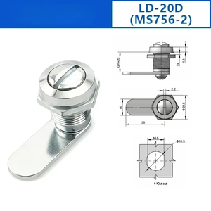 Serratura a camma offset a pollice in lega di zinco senza chiave per porte di camper e armadi moderni - Ingrosso - Product Image 4