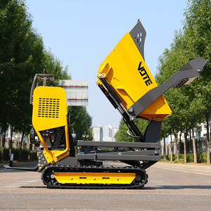 Harga grosir Mini dilacak Dumper CE EURO 5 pertanian 500kg hidrolik beban sendiri dan membongkar Diesel kecil Crawler Dump <span class=keywords><strong>Truck</strong></span> - Product Image 6