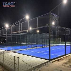 סיטונאי מקצועי מלא קבוצה מלאה מקצועית פנורמית חצר מגרש טניס עם גג - Product Image 4