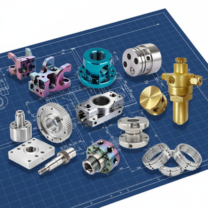 บริการงานกลึง CNC ชิ้นส่วนจักรยานและอุปกรณ์เสริมแบบกำหนดเอง บริการกลึงและกัด CNC สำหรับทำชิ้นส่วนอะไหล่จักรยานขนาดเล็ก - Product Image 1
