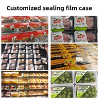 Vershoudcontainers en -trays voor vlees, fruit en voedsel, geschikt voor magnetron en vriezer, voor 240T vacuümverpakkingsmachine