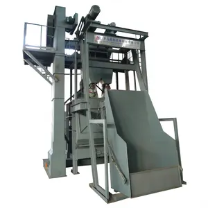 Q32 Serie Automatische Voeding Kleine Metalen Kantelroller Zandstralen Schot Straalmachine