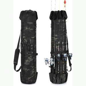 Échantillon gratuit : Sac de transport pour cannes à pêche, Housse de protection pour cannes à pêche, Sac de transport en tissu Oxford durable pour équipement de pêche, Cadeaux de pêche pour hommes - Product Image 2