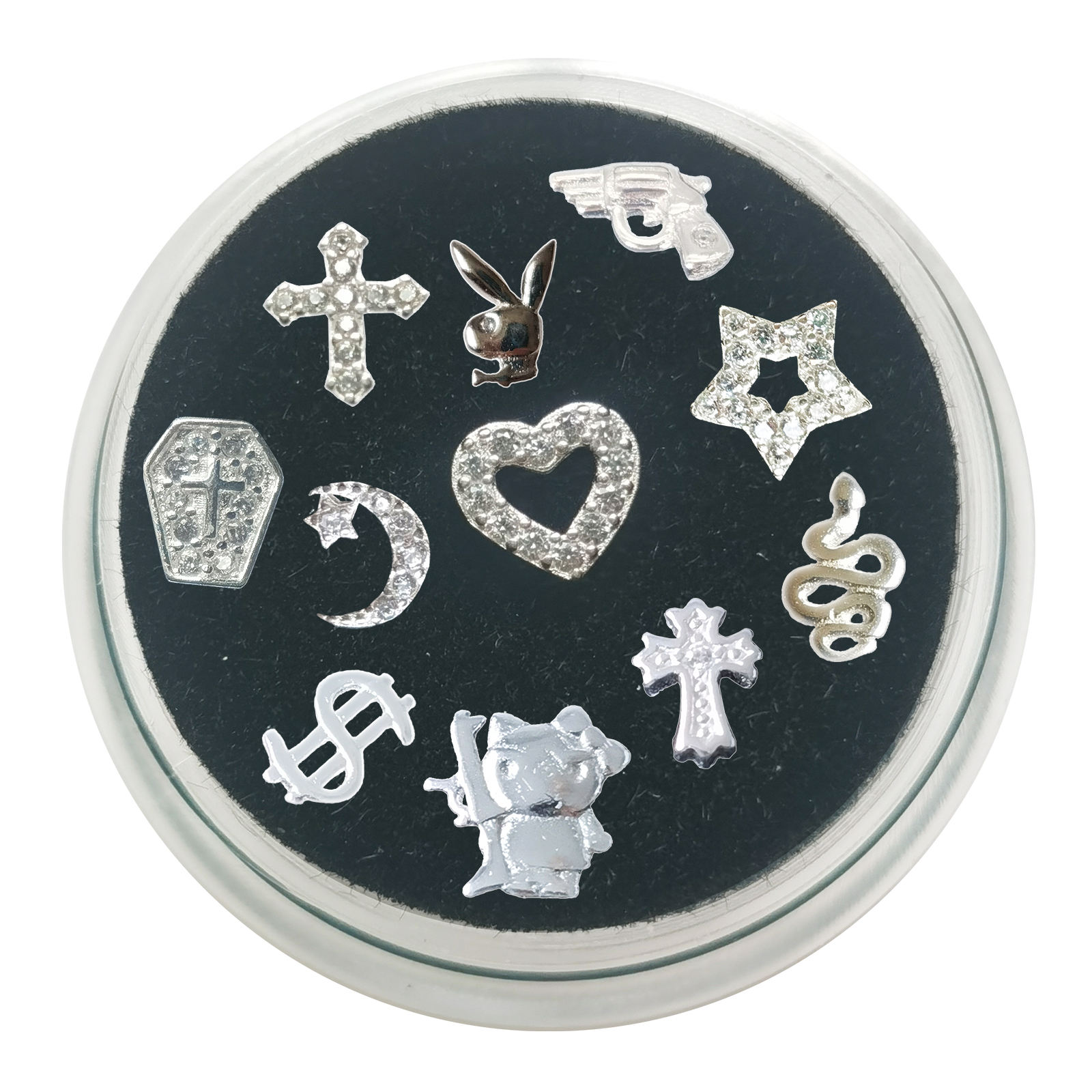 Gemmes dentaires en argent 925