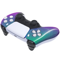 Pour coque de manette PS5-Façade brillante ergonomique EXtremeRate, élégante et confortable