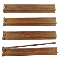Support de Mahjong Américain de Luxe en Noyer avec Charnières en Laiton, 19, 20, 21 pouces, Support Magnétique pour Tuiles, Ensemble de Jeu de Société