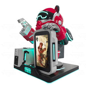 Asiento Dinámico de Juego Golden Hand <span class=keywords><strong>VR</strong></span> Panda Trooper de Fibra de Vidrio y Acero, 7 <span class=keywords><strong>Juegos</strong></span> para Entretenimiento Comercial en Interiores/Exteriores - Product Image 6