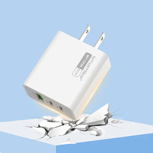 Großhandel <span class=keywords><strong>3</strong></span>-Port-Ladegerät für Samsung 20W Schnell-USB-Typ-C-Ladegerät für iPhone 17 16 15 14 13 Cargador Rapido Wandladegerät - Product Image 5