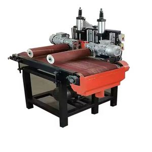 Machines à bois : Ponceuse à tambour à double rouleau, ponceuse à bande, machine à poncer le bois pour polissage et meulage, ponceuse à bande multifonctionnelle - Product Image 3