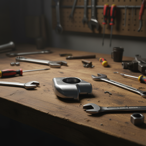 Support d'outils Fervi, support de montage en métal gauche pour usage en atelier - Product Image 3