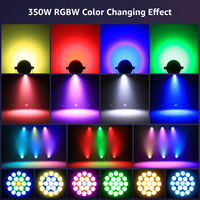 U'King haute luminosité 19*15W LED RGBW 4 en 1 Par lumières pour scène Concert Bar DJ équipement d'éclairage Zoom Par lumière