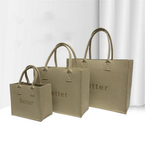 <span class=keywords><strong>Sac</strong></span> fourre-tout en feutre de grande capacité 35x25x15cm, <span class=keywords><strong>sac</strong></span> à main à motif de lettres au design simple, sacs-cadeaux personnalisés pour une utilisation quotidienne, pour les voyages et les courses. - Product Image 3