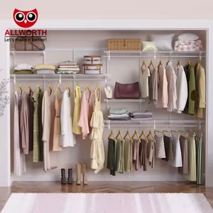 Soportes ajustables de almacenamiento interior con recubrimiento de polvo ecológico de alta capacidad de acero, estante de pared, organizador de cocina - Product Image 2