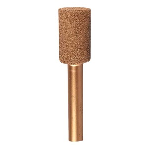 Tête de meulage électrique conique cylindrique en fonte ductile, alliage, diamant brasé, pour l'élimination de la rouille métallique sur la pierre, la sculpture et les sculptures. - Product Image 1