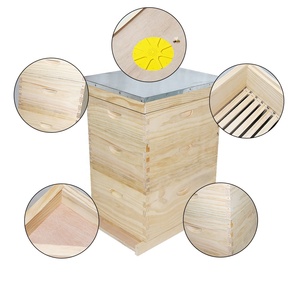 Colmenas de cola de milano para apicultura, caja de colmena de abeja de 3 capas, venta al por mayor - Product Image 3