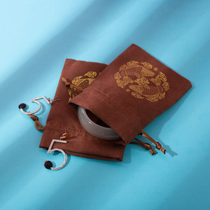 <b>Drawstring</b> Jewelry Bag Velvet Storage <b>Pouch</b> Rectangular Fabric 8x10cm 15x20cm 10x15cm 13x18cm 9x12cm 7x9cm 12x16cm Nanchang - Product Image 2