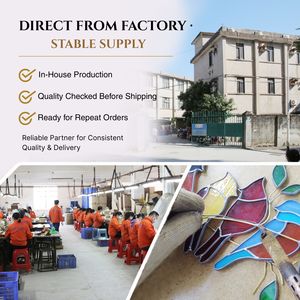 Attrape-soleil en verre fait main, motif <span class=keywords><strong>Chien</strong></span> et Lune, avec cadre métallique, à suspendre pour fenêtre, décoration lumineuse pour la maison - Product Image 5