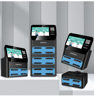 Chargeurs rapides empilables intégrés à 8 emplacements station powerbank de location de batterie portable module de location de batterie partageant la batterie externe
