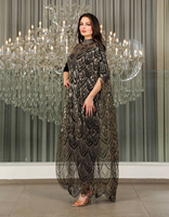 Robe de soirée de luxe Dubaï Kaftan pour femmes, robes de soirée élégantes et formelles, Abaya, robe de fête pour femmes, Jalabiya, robe de mariage arabe