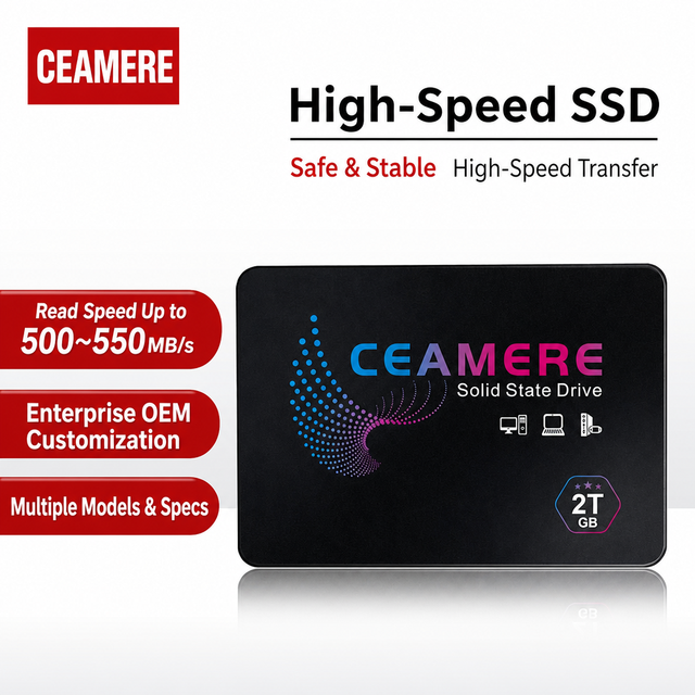 SSD Internal Solid State Drive 128GB 256GB 2.5inch SATA 3.0 512GB 1TB Laptop Desktop Foreign Trade Cross-Border