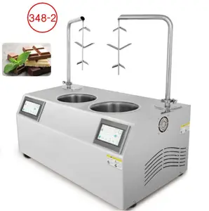 Easy to use pouring machine truffle melting tank chocolate warmer high quality black and white chocolate thermostatic machine