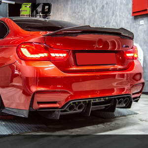 BMW F80 M3 F82 M4 2014〜2020ドライカーボンファイバーPSMタイプボディキットリアディフューザー用リアディフューザー - Product Image 6