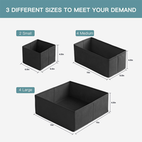 Boîtes de rangement pour vêtements, décoration de la maison, organisateurs de tiroirs pour bébé, solutions d'organisation de tiroirs
