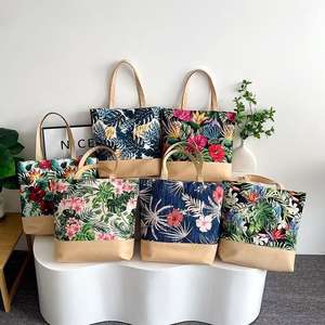 Sac de voyage en coton durable de haute qualité 2026, fourre-tout réutilisable avec imprimé animalier de basket-ball pour femme - Product Image 1