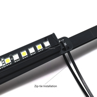 Barre lumineuse LED 12V double couleur blanc + jaune longueur personnalisée SMD5050 étanche coque en aluminium pour éclairage extérieur sans insectes