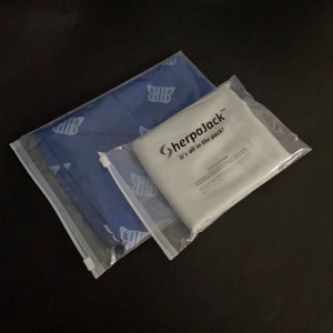 Bolsas de plástico transparente con cierre hermético al por mayor, personalizadas con el logotipo de la marca, bolsas de PE con cierre para empaque de accesorios de ropa. - Product Image 6