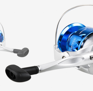 Carrete giratorio de pesca de freno trasero de carrete de Metal de alta calidad SA2000 para pesca de agua salada de río y mar promocional - Product Image 3